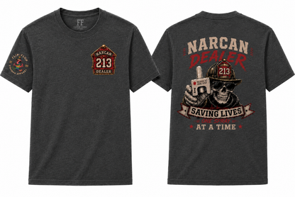 Narcan Dealer Tee — Saving Lives One Spray at a Time