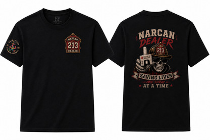 Narcan Dealer Tee — Saving Lives One Spray at a Time