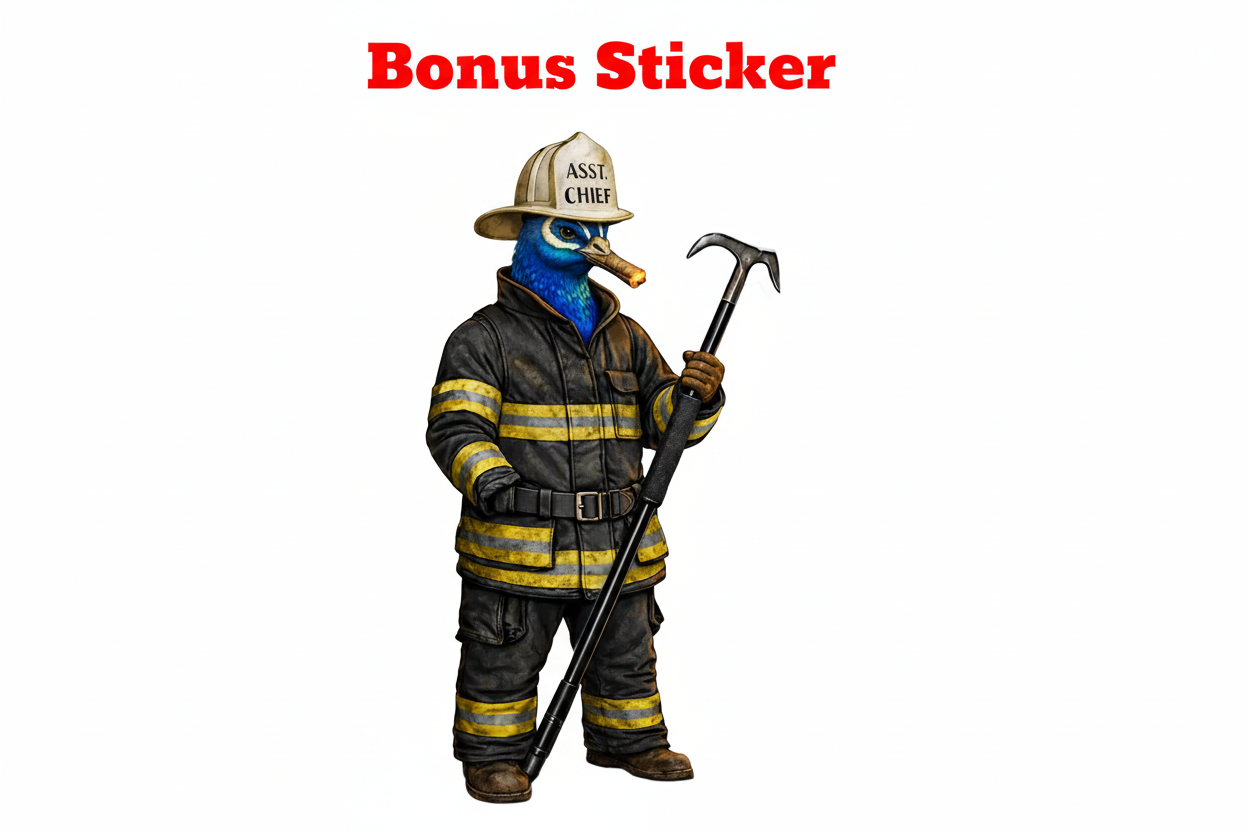 🔥 Guardians of the 88’s Sticker – Always On Call + Bonus Sticker