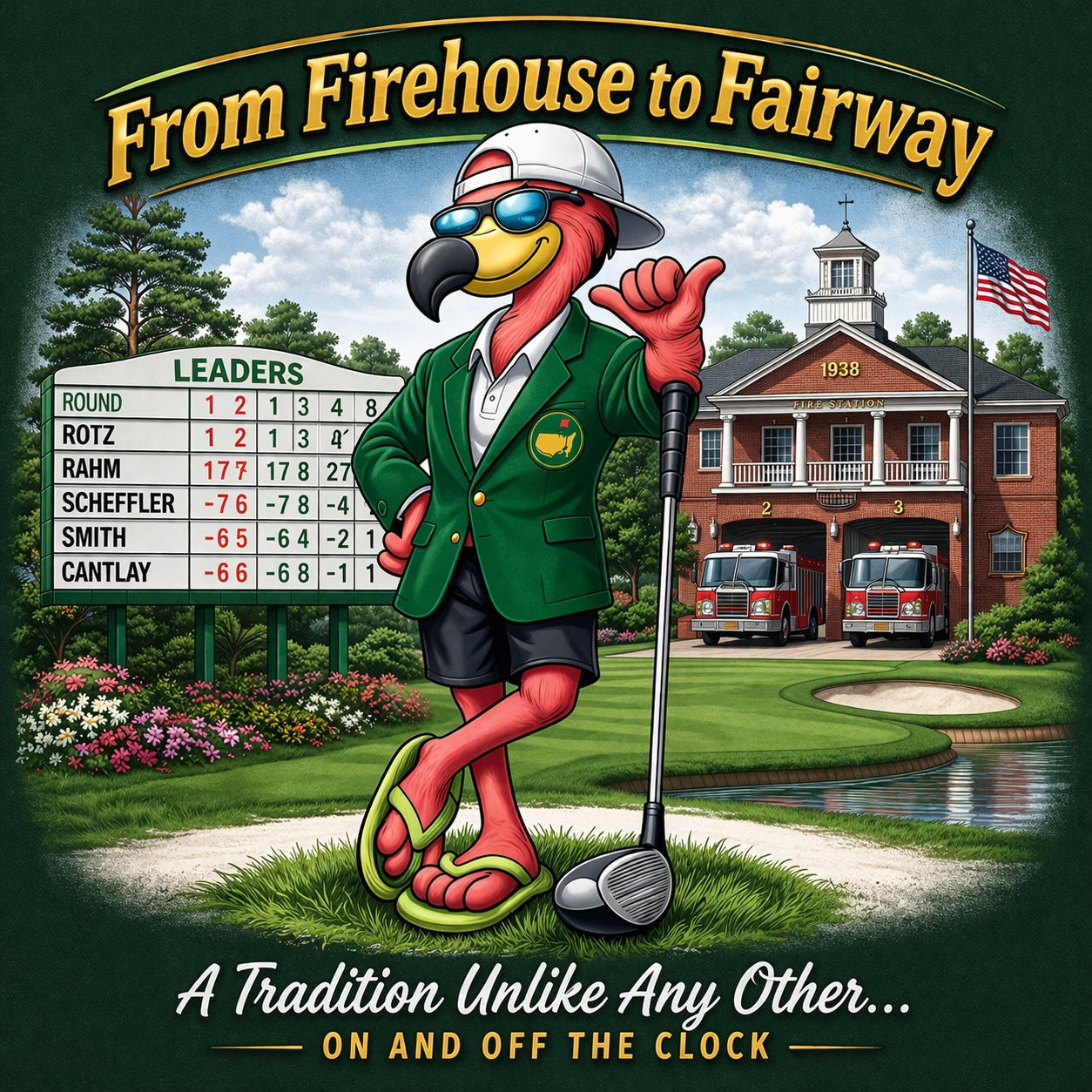 Firehouse to Fairway T-shirt - Limited Masters Edition