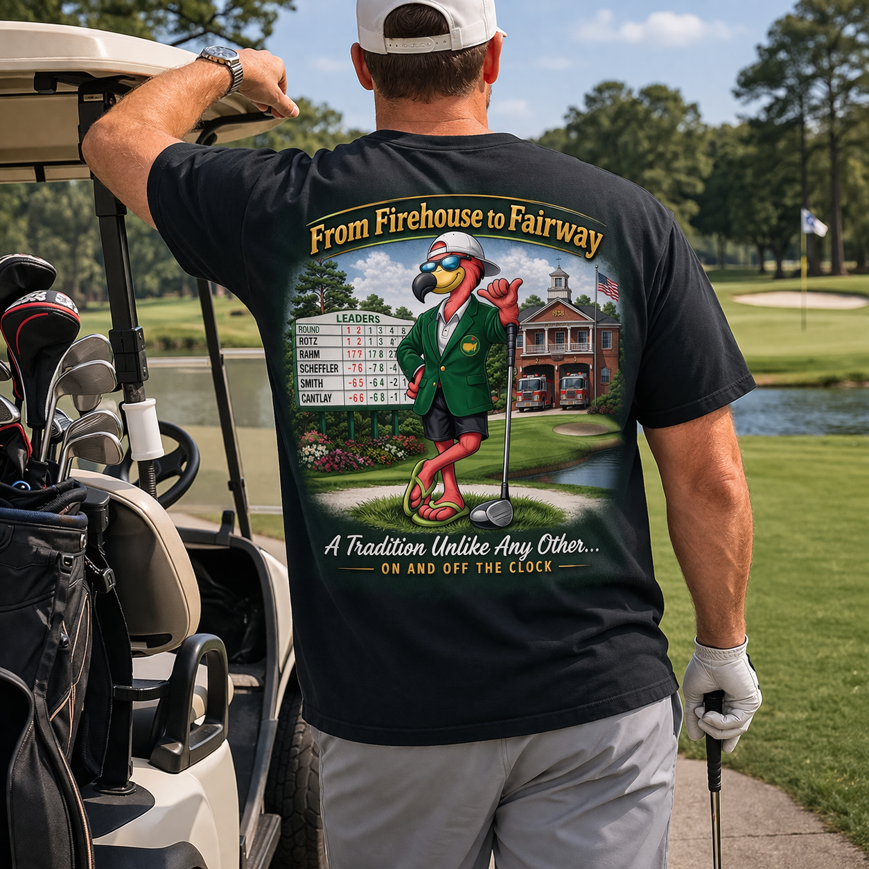 Firehouse to Fairway T-shirt - Limited Masters Edition